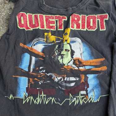 Vintage Quiet Riot shirt Muscle Tee 1980s Band Tee - image 1