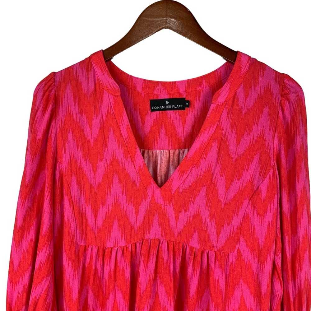 Tuckernuck Pomander Place Kenzo Dress Hot Pink Ik… - image 2