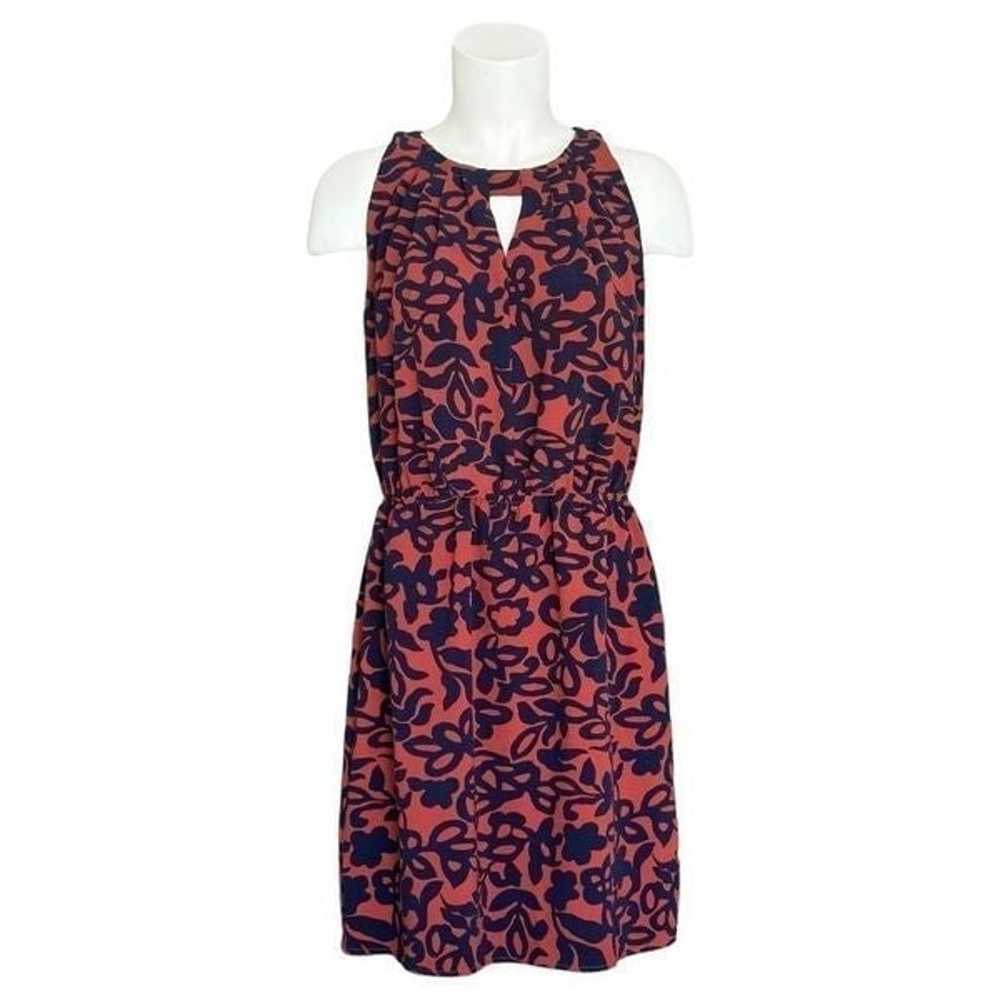 41 Hawthorn Women's Red & Blue Floral Cut Out Nec… - image 1