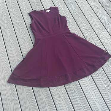 Calvin Klein Purple Sleeveless A-Line Dress