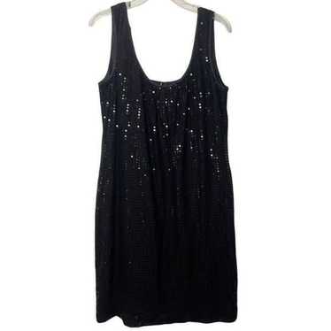 New York & Company Black Sequin Embellished Cockta