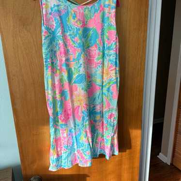 Shops Lilly Pulitzer Kristen Swing Dress XXL Lilly Love's Cape Cod