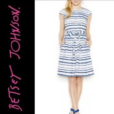 Betsey Johnson • Striped Fit & Flare Dress