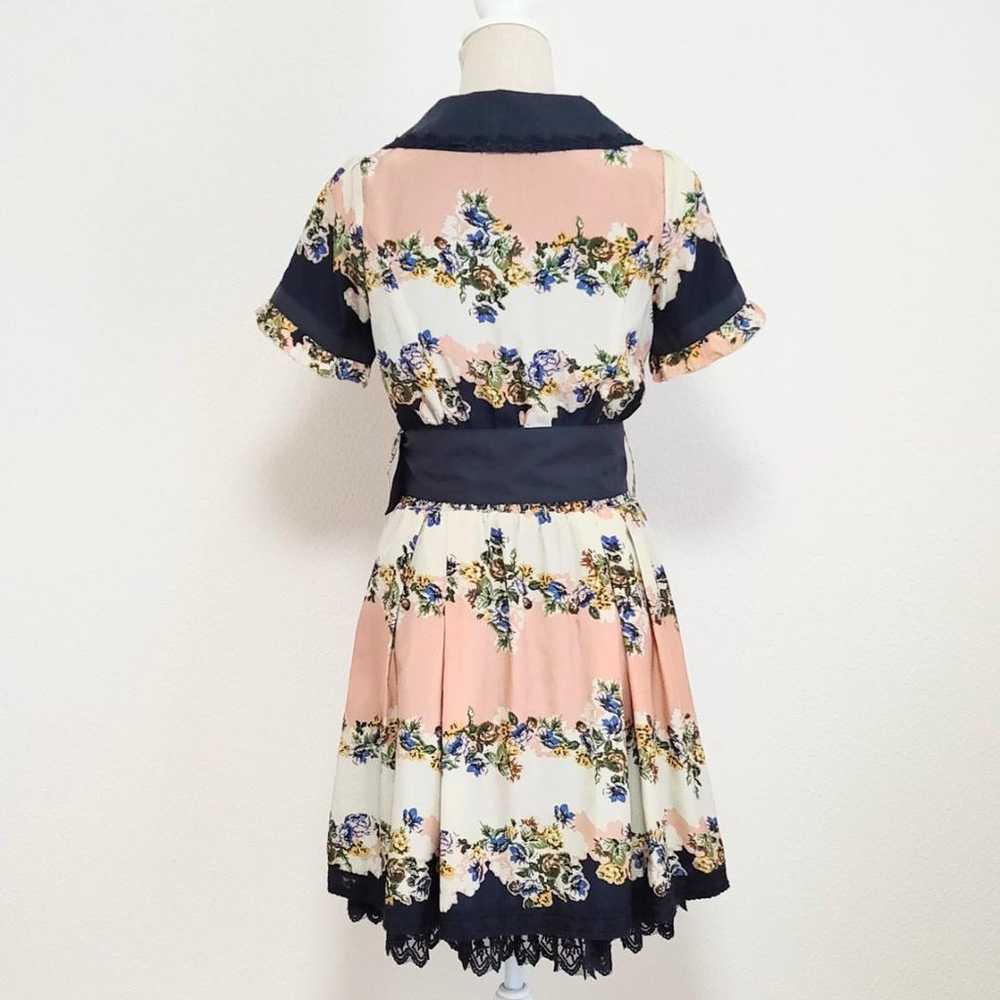 ★axes femme★ Antique-style Dress with Floral Patt… - image 12