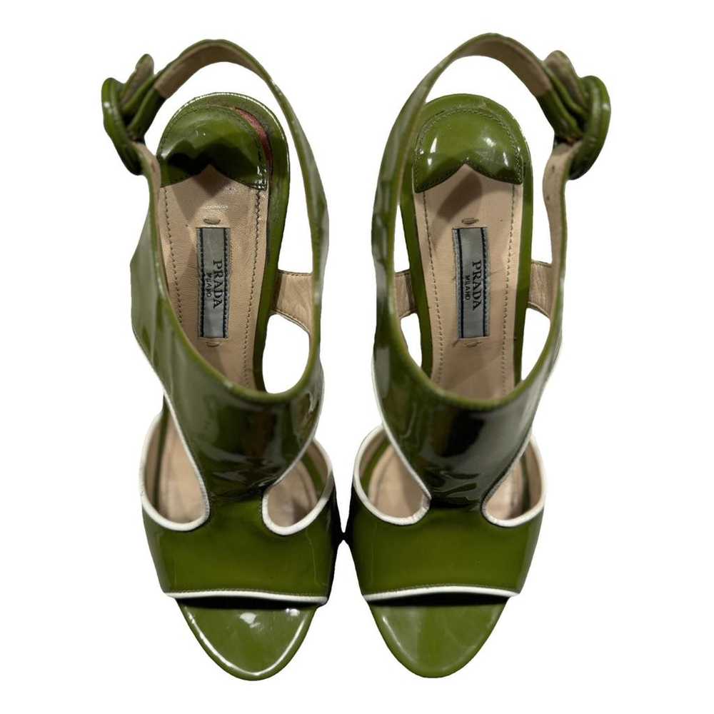 Prada Flame patent leather sandals - image 1