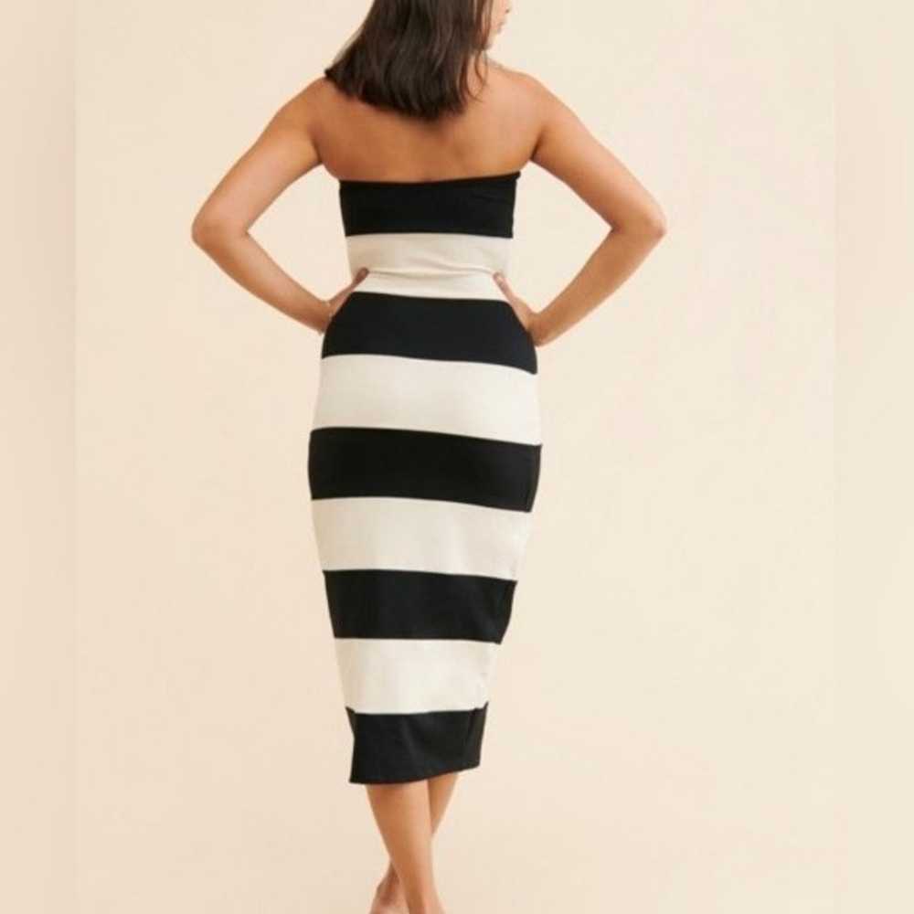 SUSANA MONACO Stripe Midi Tube Dress - image 4