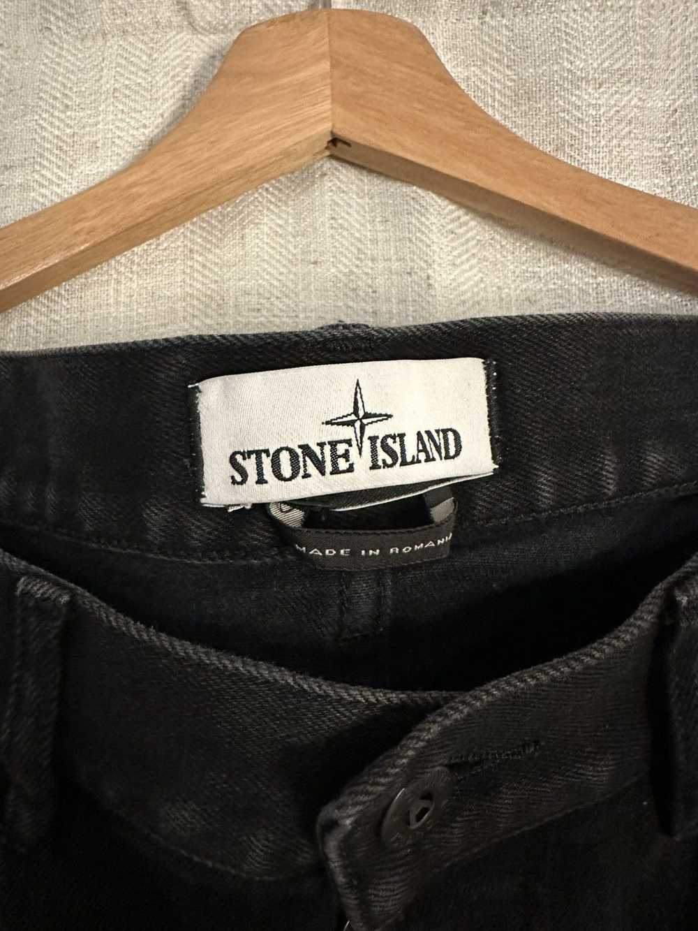 Stone Island Stone Island Faded Black Jeans - image 3