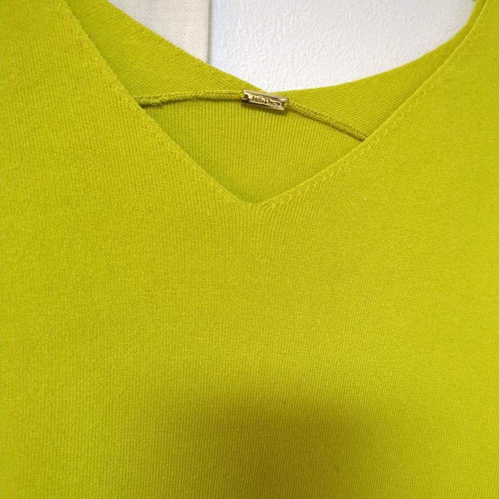 MilaOwen V-Neck Dress Lime High Gauge - image 2