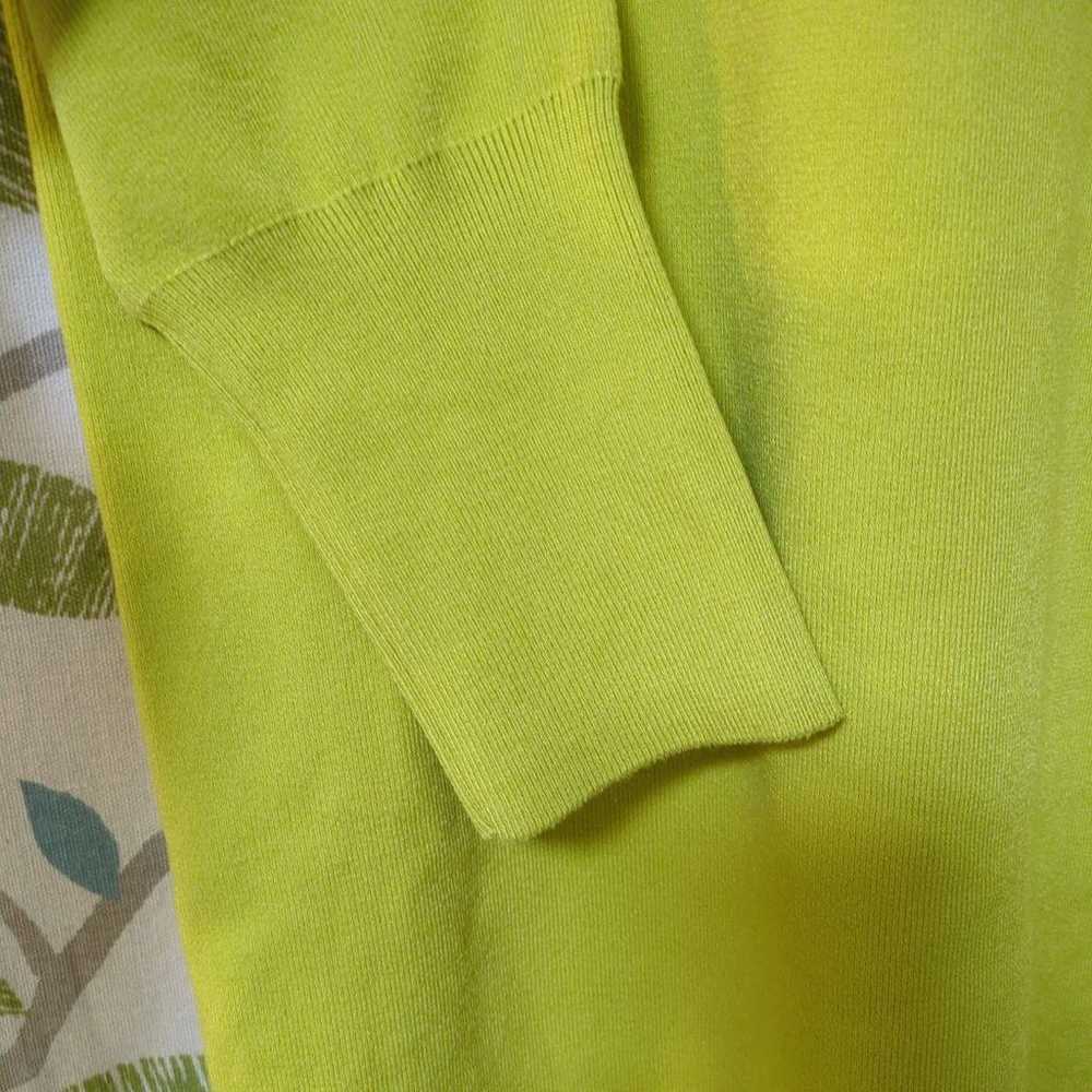 MilaOwen V-Neck Dress Lime High Gauge - image 4