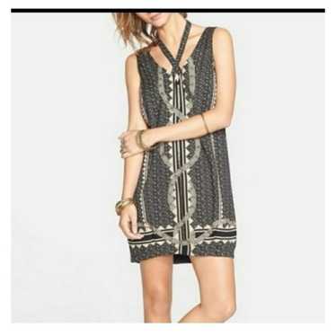 Free People Diamonds and Snakes Black and Tan Bead