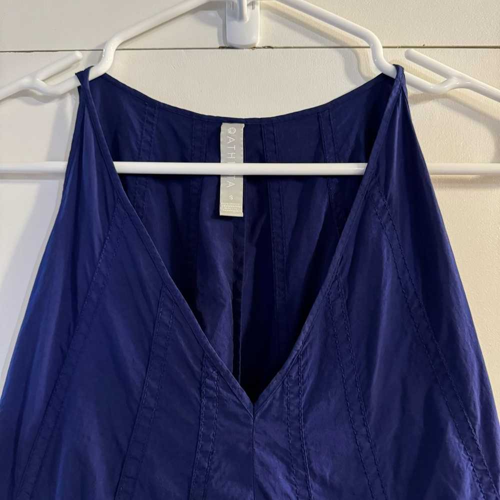 Athleta Canopy Parachute Dress Blue Size Small - image 4