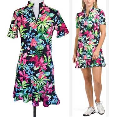 TOMMY BAHAMA Racquet & Paddle Dark Tropical Floral