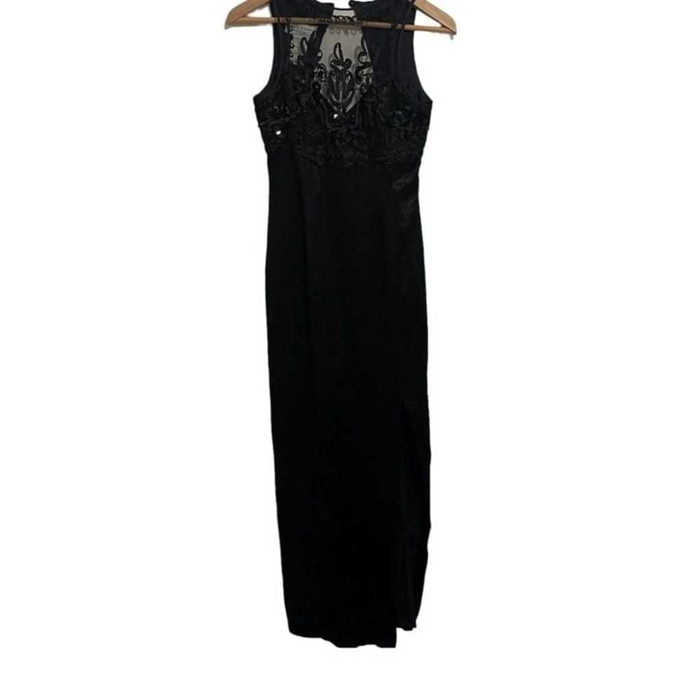 Jessica McClintock Black Sheer Top Sequin Vintage… - image 1