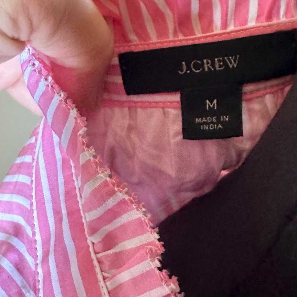 NWOT J CREW Re-Imagined tiered pink dress - image 4