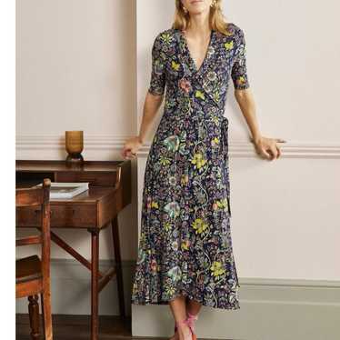 Boden Women's Lavinia wrap dress made of jersey i… - image 1