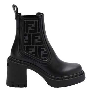 Fendi Leather biker boots