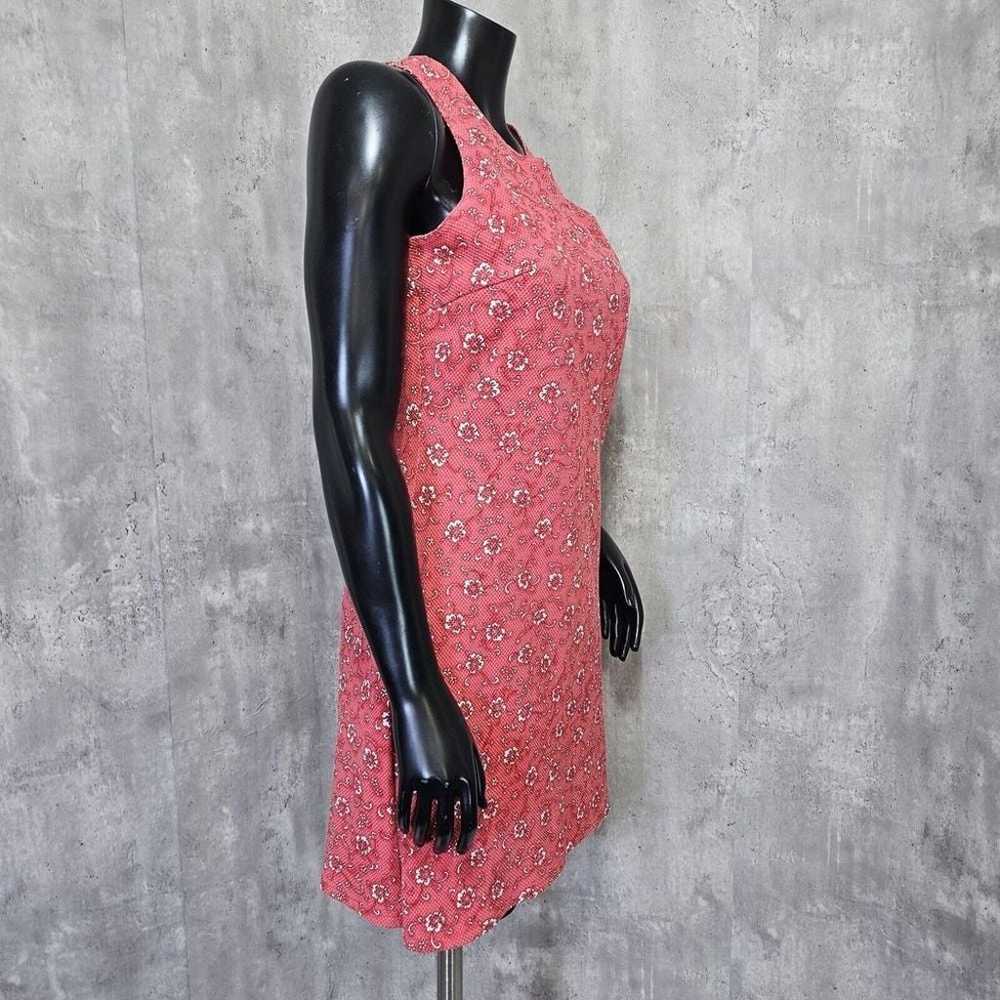 Vintage 90s Y2K David Wayne Womens M Red Hibiscus… - image 5