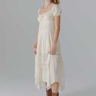 Urban Outfitters Cream Midi Dress