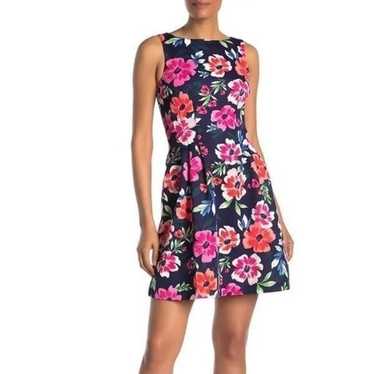 Vince Camuto Sleeveless Floral Fit and Flare Mini 