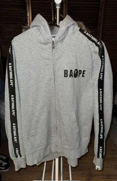 Bape Bape Grey Zip Up - image 1