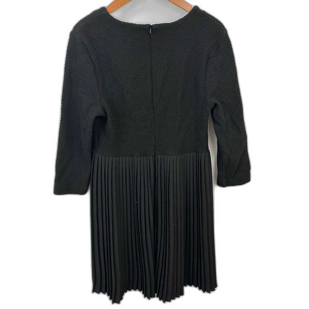 Ganni Anthropologie Black Fulton Pleated Textured… - image 3