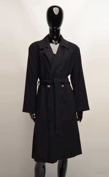 Escada Vintage Escada Double Breasted Wool Trench 