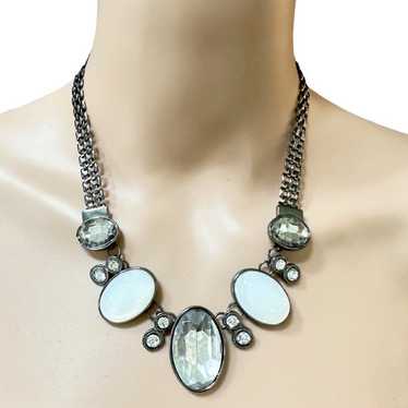 Gray Stone Vintage style 18-21” Necklace NWOT - image 1