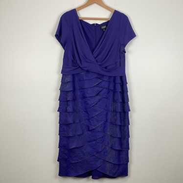 Adrianna Papell Formal Dress Women’s Size 16 Purp… - image 1