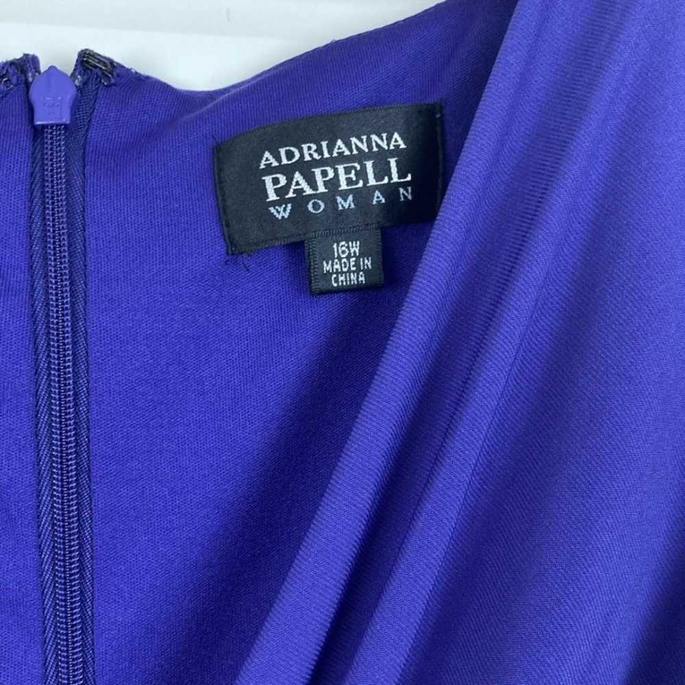 Adrianna Papell Formal Dress Women’s Size 16 Purp… - image 5