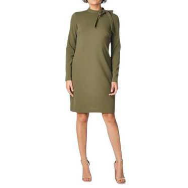 Calvin Klein winter green bow dress size 6 - image 1