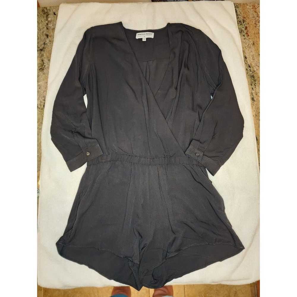 American Apparel Women Medium Black Viscose Long … - image 5