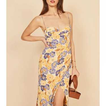 Women's Slit Spaghetti Straps floral dress - image 1