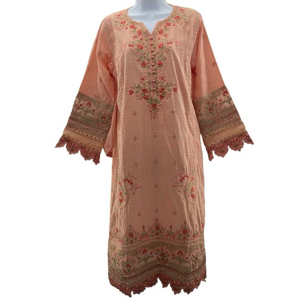 Bin Saeed Lawn Size M Cotton Embroidered Dress Pa… - image 1