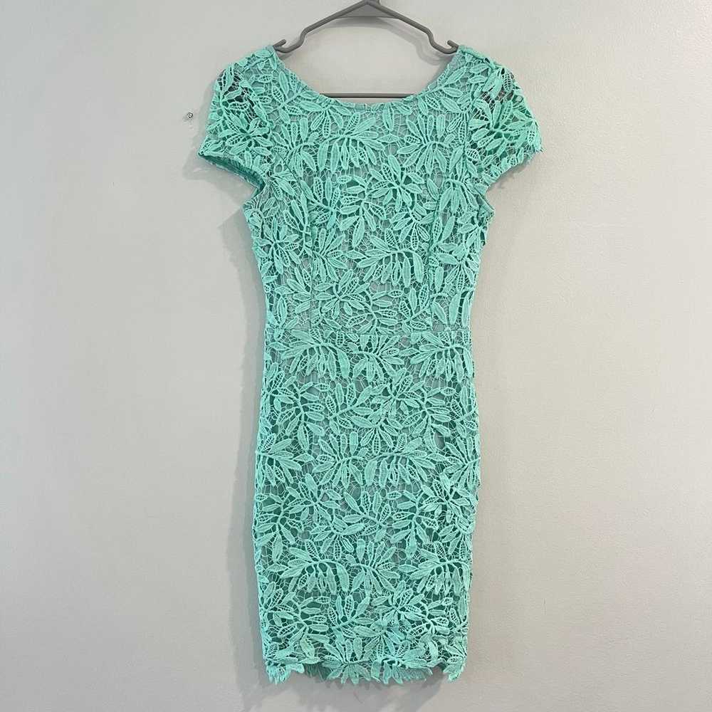 Lulus Right Sheer Right Now Mint Green Lace Bodyc… - image 5