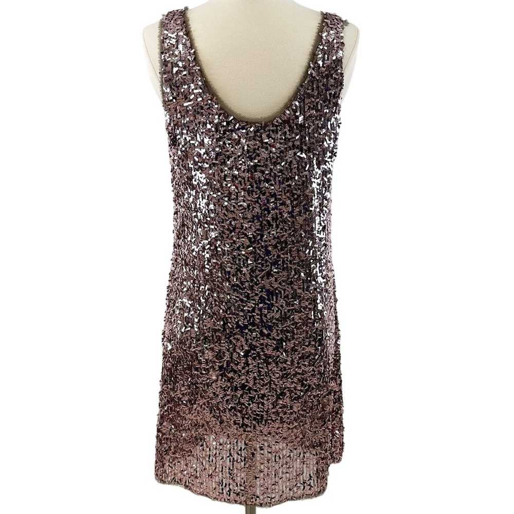 Banana Republic Sequin Dress Womens Medium Pink M… - image 2