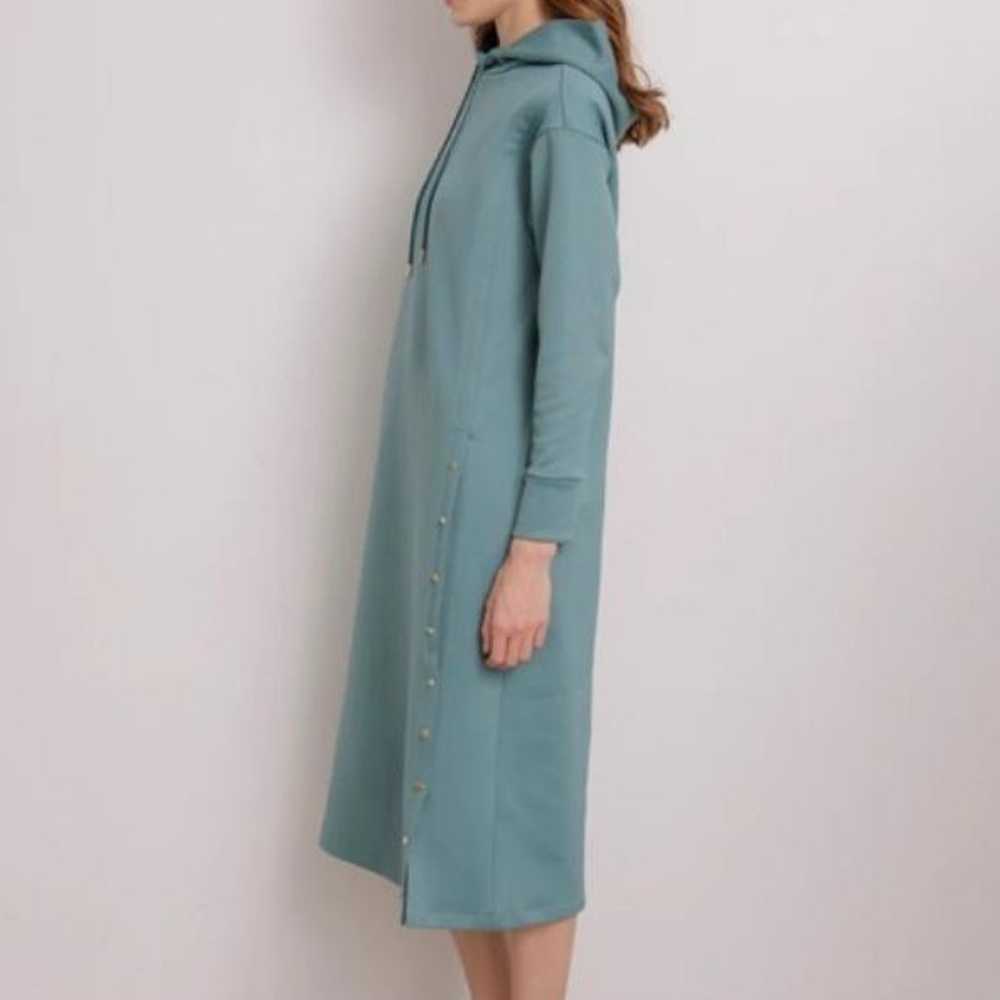 TONAL Tonal Beautiful Color Parka Dress with Gold… - image 2