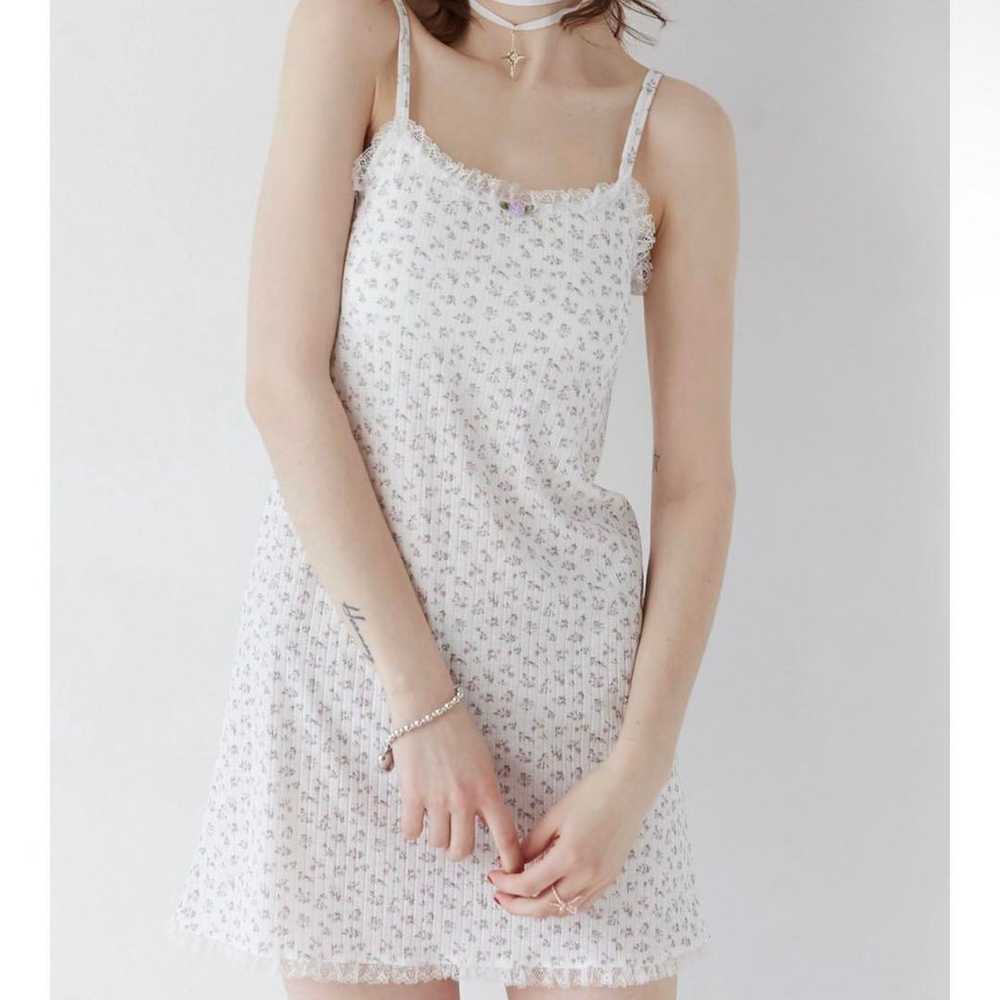 Jouetie Flower Cut Camisole Dress Off White - image 1