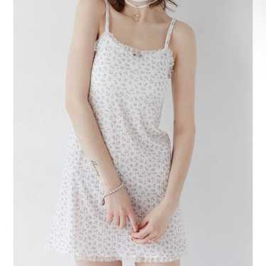 Jouetie Flower Cut Camisole Dress Off White - image 1