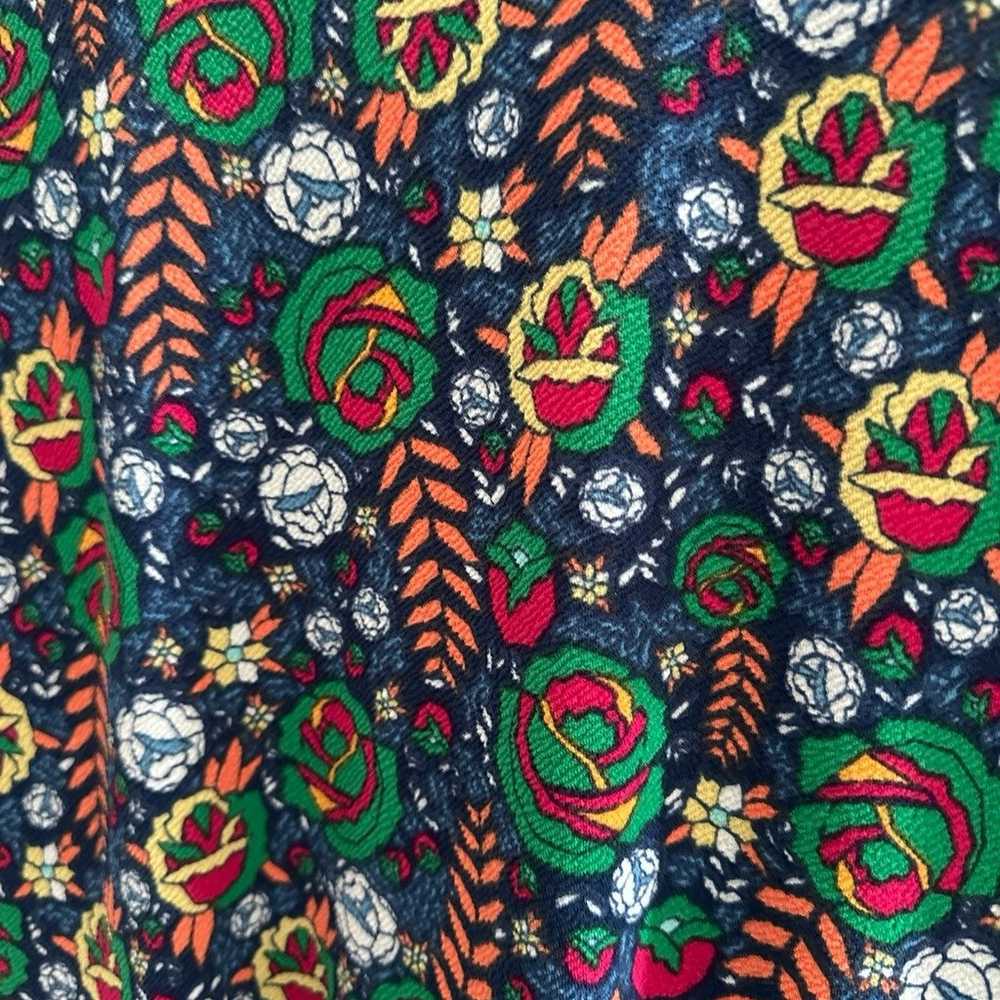 LuLaRoe Amelia Floral Multicolored Stretchy Knit … - image 3