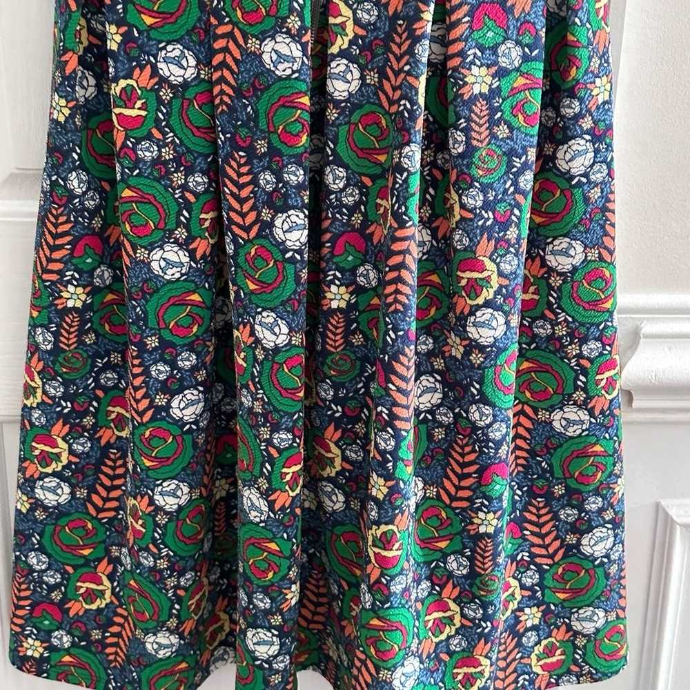 LuLaRoe Amelia Floral Multicolored Stretchy Knit … - image 9