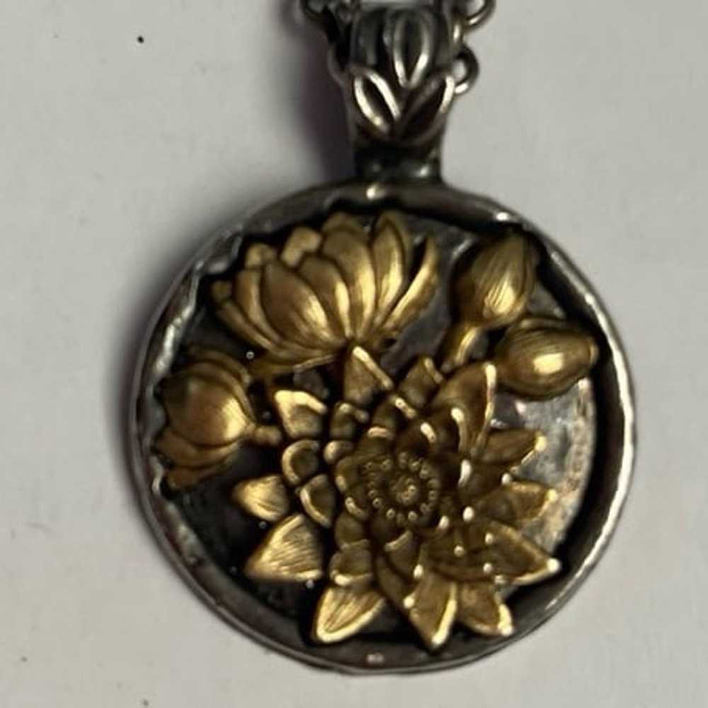 July Birth month flower necklace - image 1