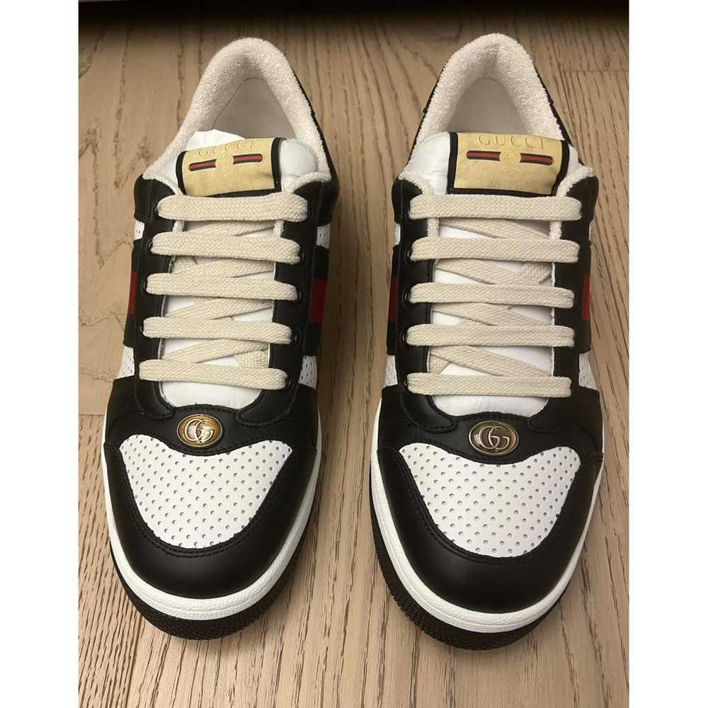 Gucci Screener leather low trainers - image 2