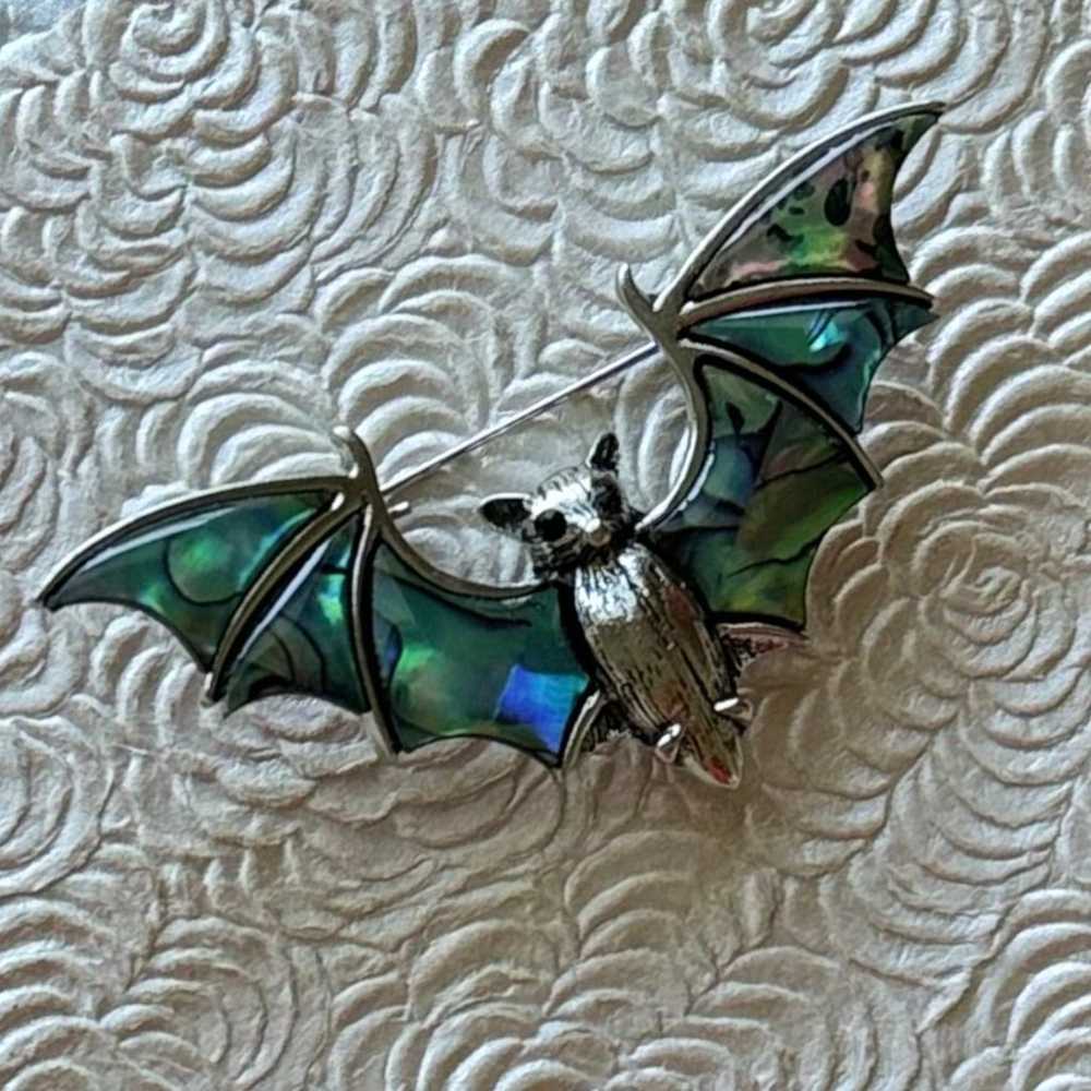 Unique vintage style bat brooch and Pendant - image 1