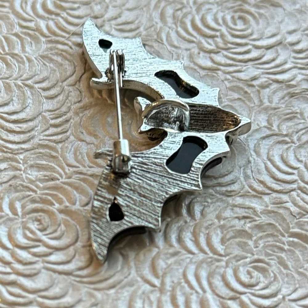 Unique vintage style bat brooch and Pendant - image 4