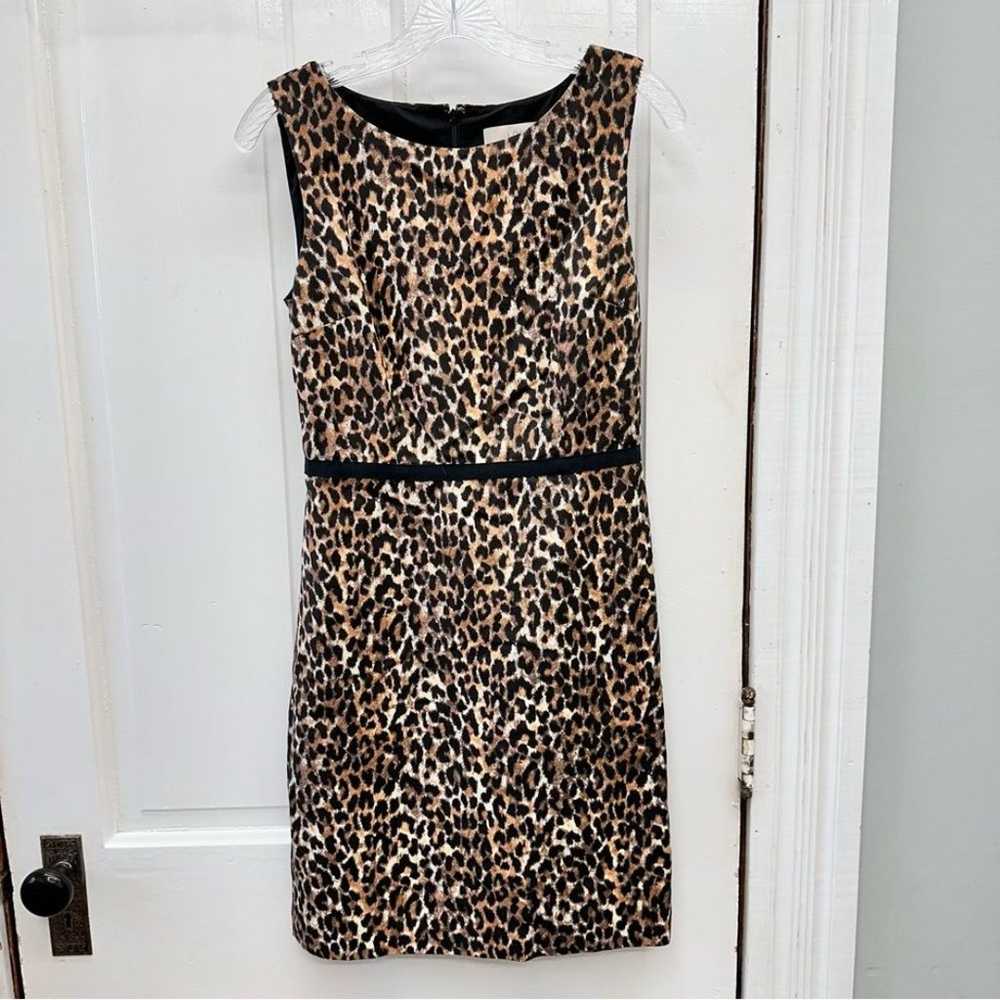 Ann Taylor LOFT classic leopard print sleeveless … - image 1