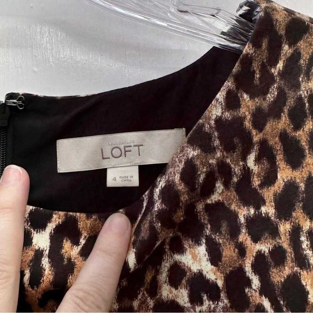 Ann Taylor LOFT classic leopard print sleeveless … - image 5