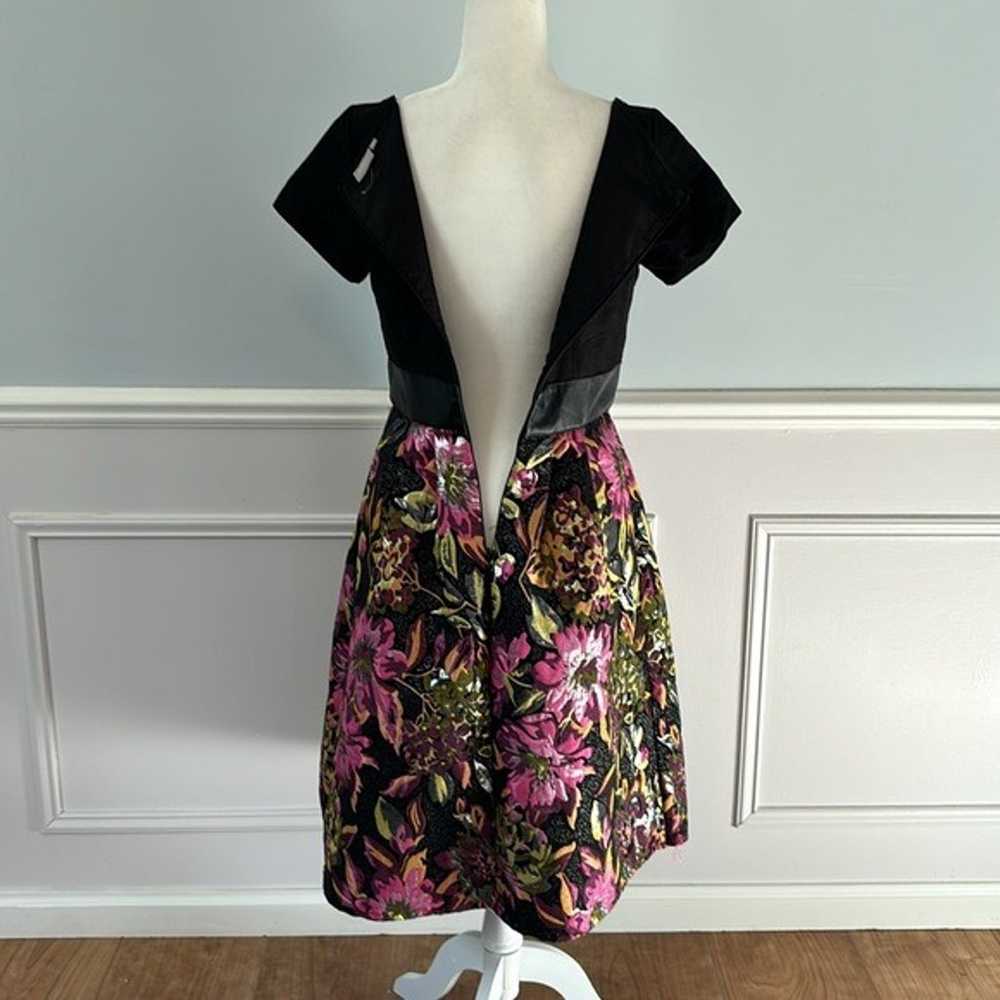 eShakti Floral Brocade Party Dress Women’s Sz 6 S… - image 9