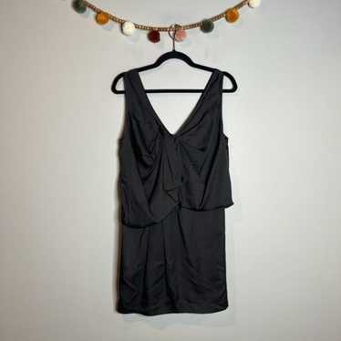 Robert Rodriguez black drape mini dress - image 1