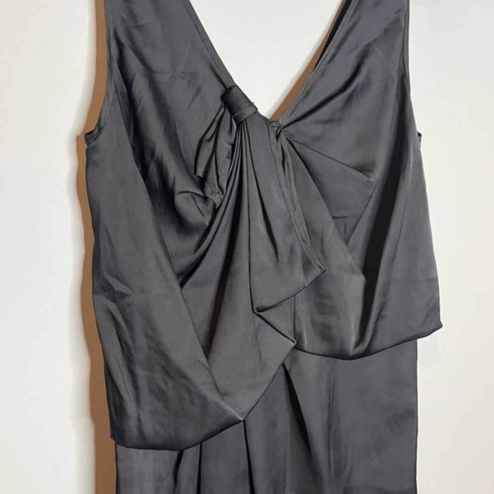 Robert Rodriguez black drape mini dress - image 2