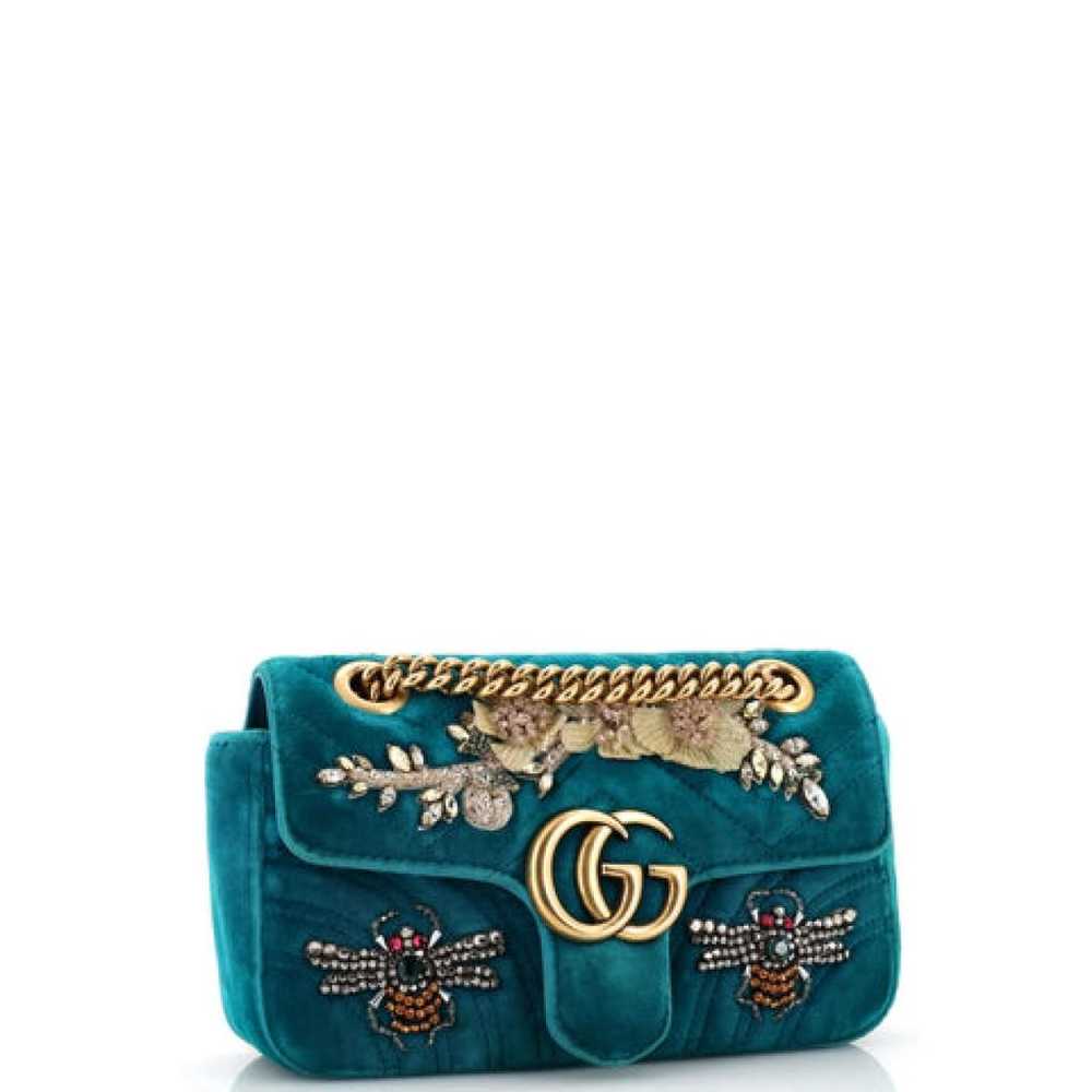 Gucci Gg Marmont Chain Flap cloth handbag - image 3